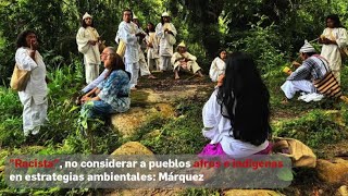 quotRacistaquot no considerar a pueblos afros e indígenas en estrategias ambientales Márquez [upl. by Orson]