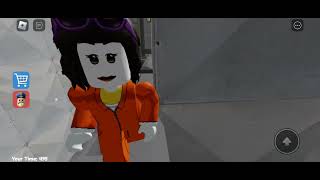 playing Barry Game with my Sister Roblox [upl. by Nylinej]