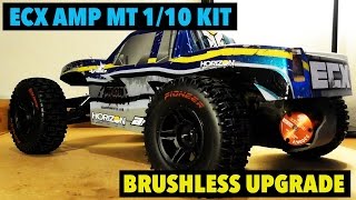 ECX AMP MT Kit Brushless Upgrade [upl. by Tiemroth555]