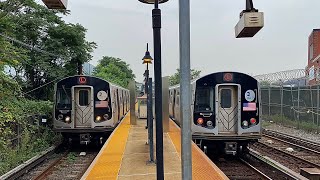 ⁴ᴷ⁶⁰ R143R160 Action Along The BMT Canarsie Line [upl. by Chesney951]