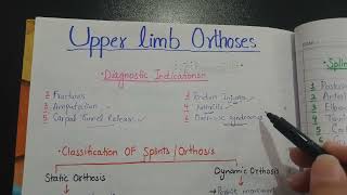 Upper limb Orthosis [upl. by Huda]