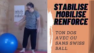 Bouge ton dos 30 avec ou sans swiss ball [upl. by Auohs]