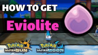 HOW TO GET Eviolite in Pokemon Ultra Sun and Moon [upl. by Ynamreg752]