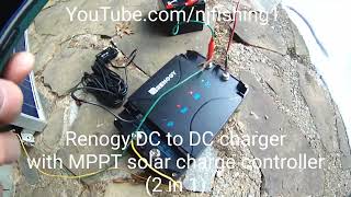 testing Renogy 50 amp DC to DC charger with MPPT solar charge controller explained [upl. by Kappenne]