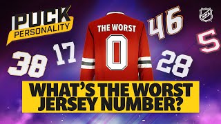 Whats the Worst Jersey Number in Hockey  Puck Personality [upl. by O'Connor]