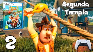 🎮 Videojuego Tadeo Jones 3 La Tabla Esmeralda 👨‍🌾 Segundo Templo 🛕 [upl. by Florry]