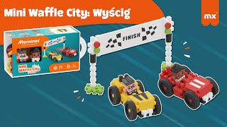 Ścigaj się z najszybszymi budując zestaw Mini Waffle City Wyścig  Marioinex miniwaffle [upl. by Grania727]