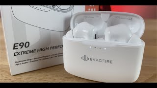 Enacfire E90 True Wireless Earbuds Review  4900 pair of earbuds Any Good [upl. by Refanej718]