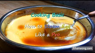 How to Steam Egg like a Masterchef 如何蒸水蛋 [upl. by Fachini692]