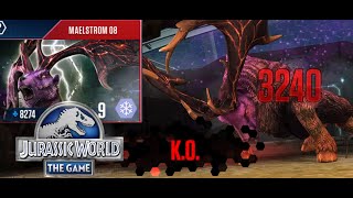 JURASSIC WORLD THE GAME WORLD EVENT BOSS MAELSTROM 8 GET MAXIMUM DAMAGE youtube jurassicworld [upl. by Yentyrb]