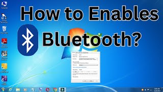 How to Enables Bluetooth in Windows 7 ComputerLaptop Full Setup [upl. by Broadbent]