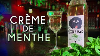 DIY Crème de Menthe 🌿 with Fresh Mint – Easy Homemade Liqueur [upl. by Nnahgiel384]