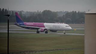 wizz air A321 lands into BHX [upl. by Ulda]