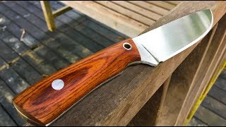 MAKING A CAMPING KNIFE [upl. by Solrak415]