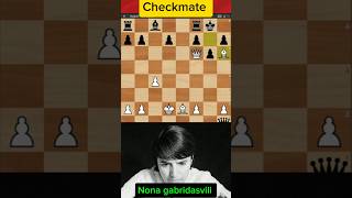 17 move fast checkmate attack From female grand master miss gabridasvili⁉️ [upl. by Leahcimal]