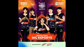 MSC 2024 MONGOLIA QUALIFIER  IHC Esports [upl. by Eizdnil]