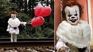 3YearOld Dressed as Pennywise the Clown From It May Give You Nightmares [upl. by Corissa971]