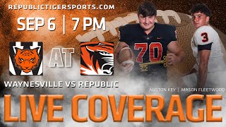 Football  Waynesville at Republic [upl. by Aicirtac]