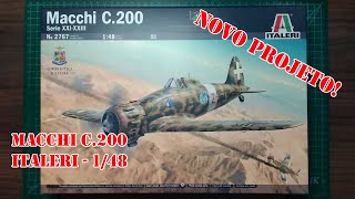 Macchi C200  148  Italeri Camuflagem [upl. by Rehotsirhc]