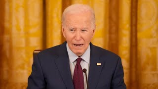 ‘Embarrassing’ Joe Biden sits dazed and confused while ignoring questions [upl. by Codi789]