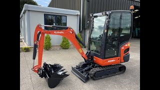 Kubota KX0184 Walk Around Video [upl. by Raji]