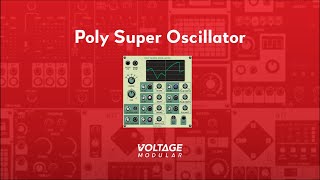 Voltage Modular  Poly Super Oscillator [upl. by Haag]