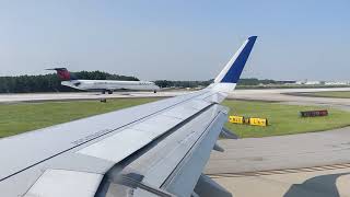 Delta A321 Takeoff from Atlanta HartsfieldJackson ATL International Airport [upl. by Dierolf]