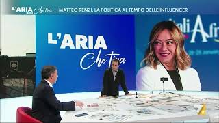 Matteo Renzi ospite a L’aria che tira  6022024 [upl. by Aikym]