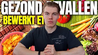 GEZOND AFVALLEN Wat je moet NIET eten als je wil afvallen  Bewerkt versus onbewerkt eten [upl. by Grimbald816]