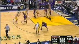 Reggie Miller 39 points at the age of 39 vs LA Lakers [upl. by Elletsyrk559]