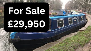 For Sale 40ft Narrowboat Home Liverpool Boats [upl. by Pihc]