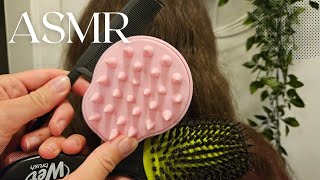 My Sister Tries ASMR for the first time amp does my hair  Very Relaxing 💯 hairbrushing No Talking [upl. by Eidoc]