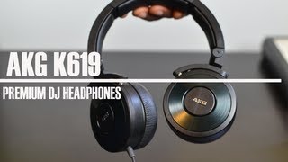 AKG K619 Black Premium DJ Headphones [upl. by Sev396]