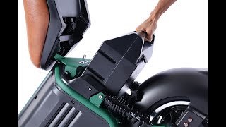 How to install Koppla gator scooter battery [upl. by Ykcir]