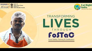 Transforming Lives Nagrajs Journey with FosTac Training  FSSAI [upl. by Lled732]