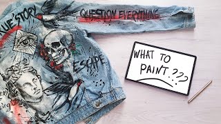 7 Cool Design Ideas for HandPainted Clothes  If you dont know what to paint [upl. by Tnecnivleahcim]