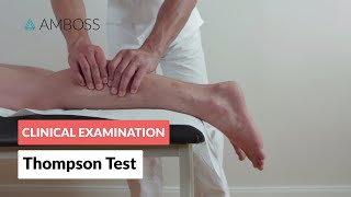 Thompson Test  Clinical Examination [upl. by Eiaj]