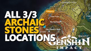 Archaic Stones Genshin Impact All 33 [upl. by Maddox]