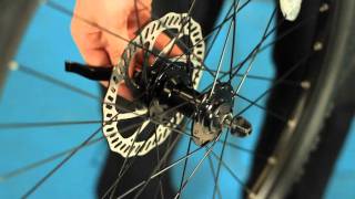 How to install quick release front wheel on bicycle [upl. by Leber]