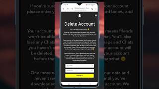 How to delete snapchat account  snapchat account delete kaise kare permanently 2024  snapchat [upl. by Hege]