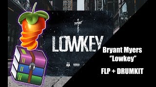 GRATIS Bryant Myers Lowkey FLP  Libreria  Drum Kit LINK [upl. by Ayekat522]