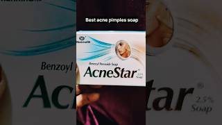 Best facewash for acne pimples problemsAcnestar soap reviewskincareshortsshortsfeed [upl. by Irallih]