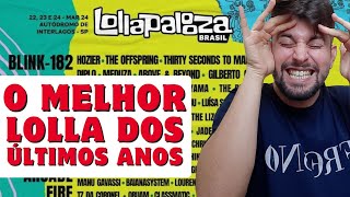 🤯🥵 MINHA REAÇÃO e análise AO LINEUP DO LOLLAPALOOZA 2024 🤟🏻💣 [upl. by Auqenwahs]