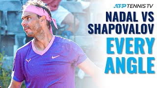 Rafael Nadal vs Denis Shapovalov All The Angles  Rome 2021 Highlights [upl. by Winfred383]