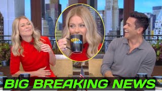 OH KELL NO Kelly Ripa of Live chokes and bangs her chair in response to husband Mark Consuelos [upl. by Dyche932]