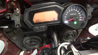 How to Adjust Throttle Position SensorTPS on a 06 FZ1 [upl. by Aisanat]