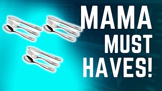 Amazon Finds  Kids Silverware 6 Piece Set Review [upl. by Haisa]