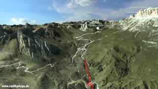 HERO Südtirol Dolomites 2016 3D Track 60 km [upl. by Wivestad]