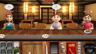 Youda Sushi Chef  Walkthrough  Restaurant 1 Day 1 [upl. by Ika501]