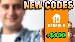 CRAZY 100 Grubhub Promo Code 😍 How to get Free Food Grubhub Coupon Codes 2024 [upl. by Mariann]